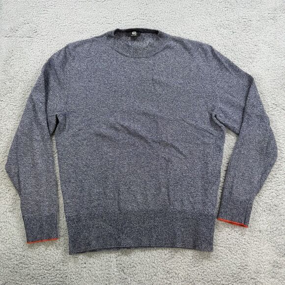 Paul Smith Sweater Mens L Blue Cotton Crewneck Pullover Knit Lightweight - Picture 1 of 8